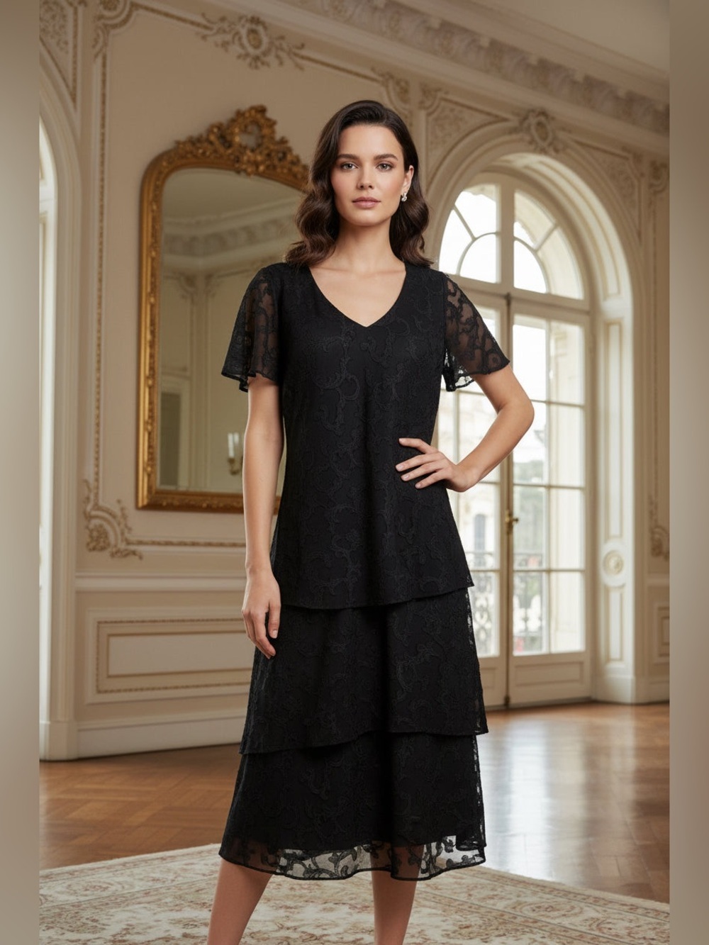 Ultra Dress Black Satin-Lined Dress